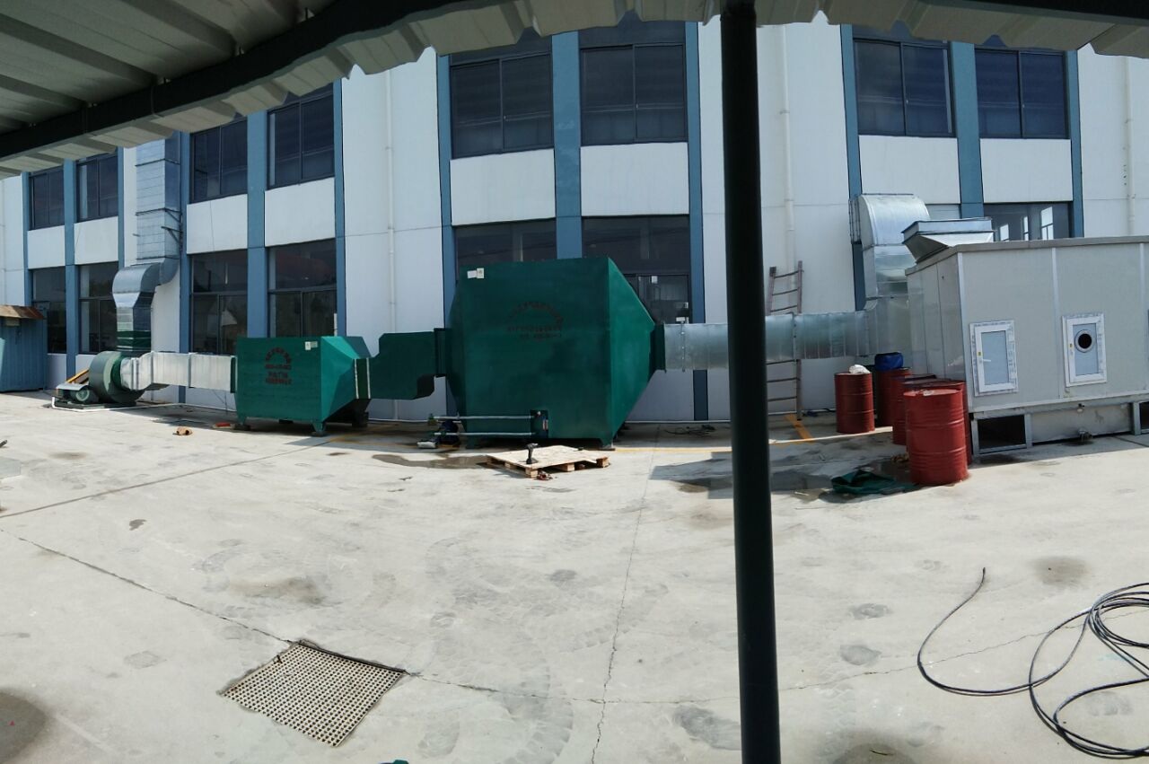 擠塑機廠設計吸附廢氣工藝
